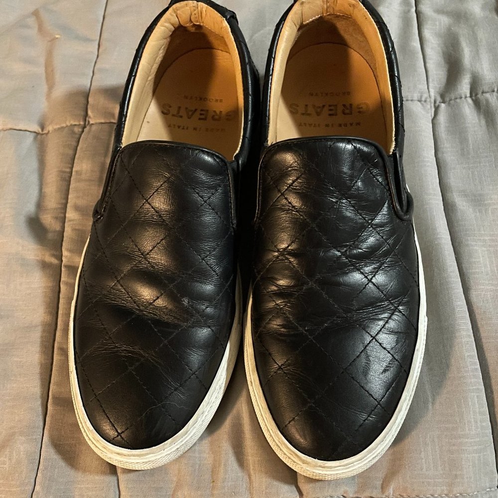 GREATS Brooklyn ‘Wooster’ Quilted Leather Slip On